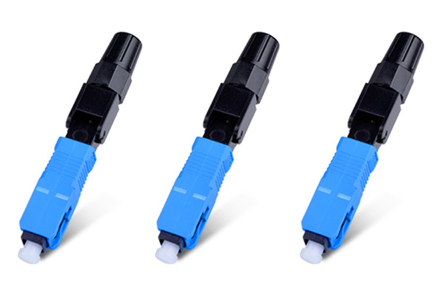 Embedded SC fiber quick connector — view 2
