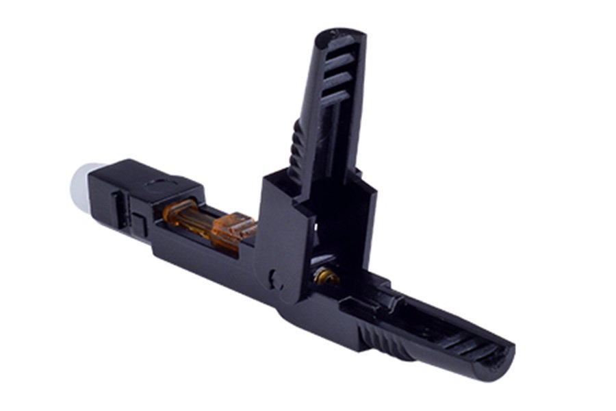 Embedded SC fiber quick connector — view 4