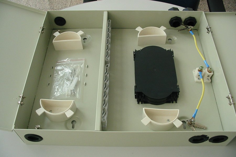 Fiber optic distribution box — view 2