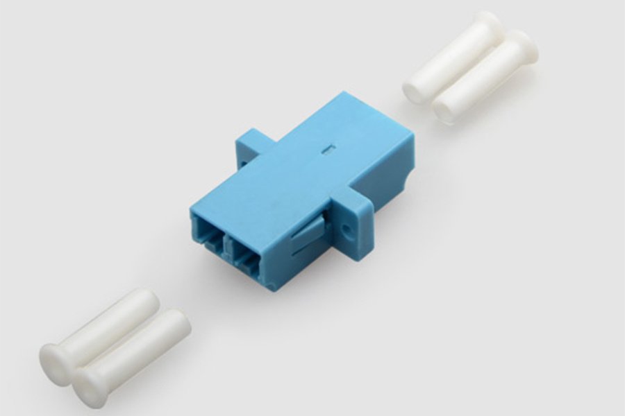 LC fiber optic adapter — view 2