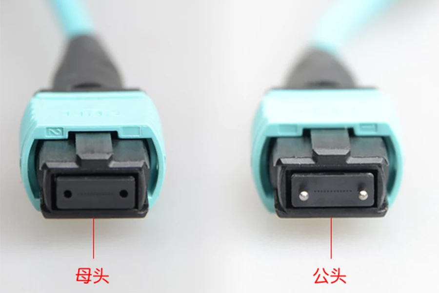 MPO type optic fiber patchcord — view 3