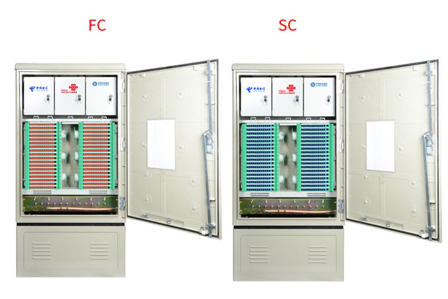 Optical fiber cross-connection cabinet — view 2