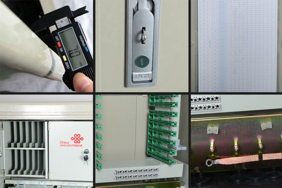 Optical fiber cross-connection cabinet — view 3