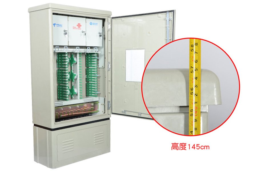 Optical fiber cross-connection cabinet — view 4