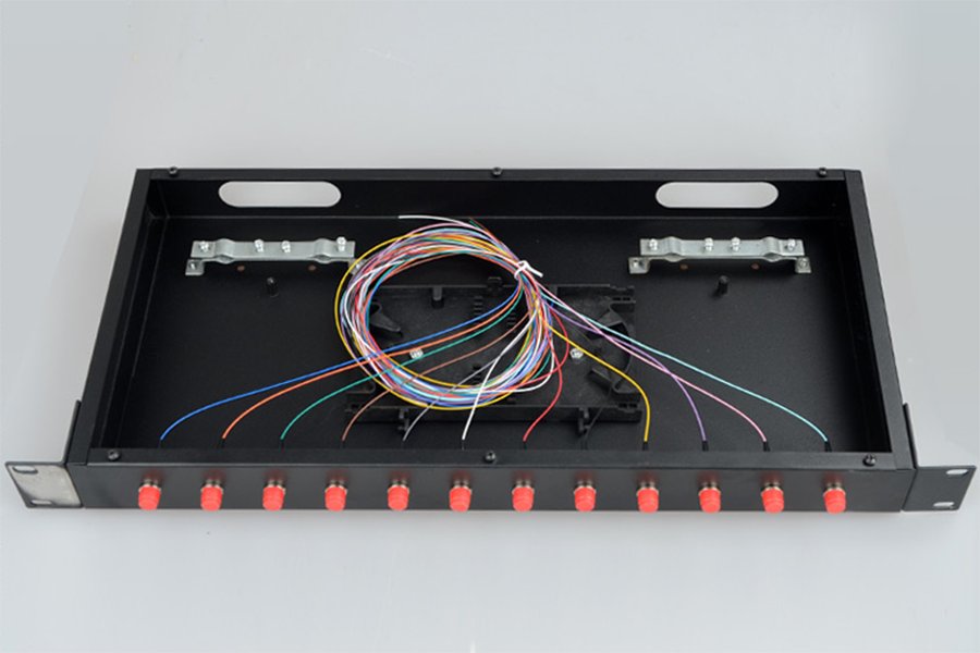Rack cable terminal box — view 2