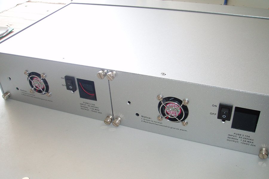 Rack-type managed fiber optic transceiver — view 5