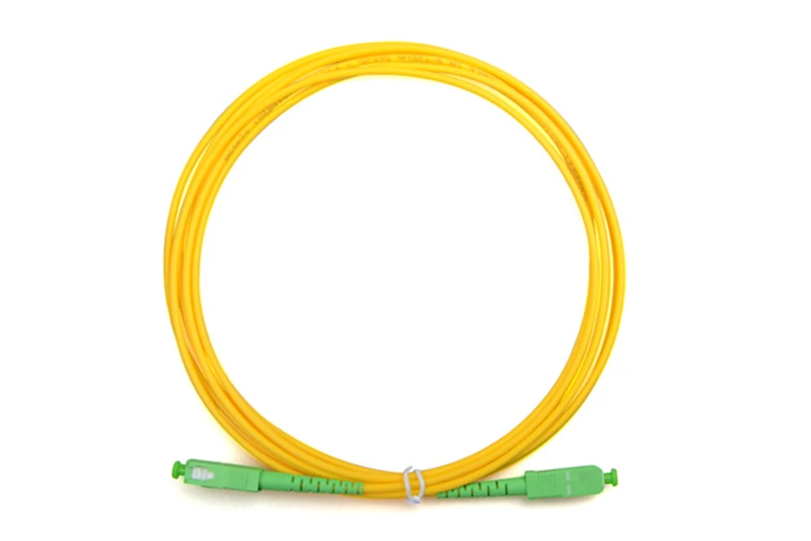 SC/APC fiber optic connector — view 2