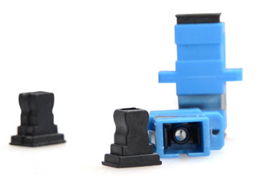 SC type fiber optic adapter — view 3
