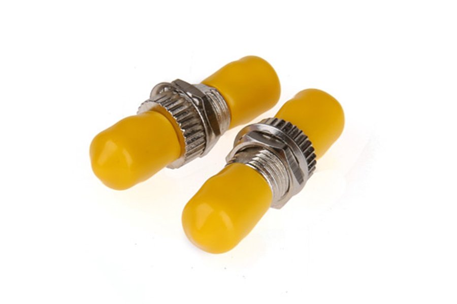 ST type fiber optic adapter — view 2
