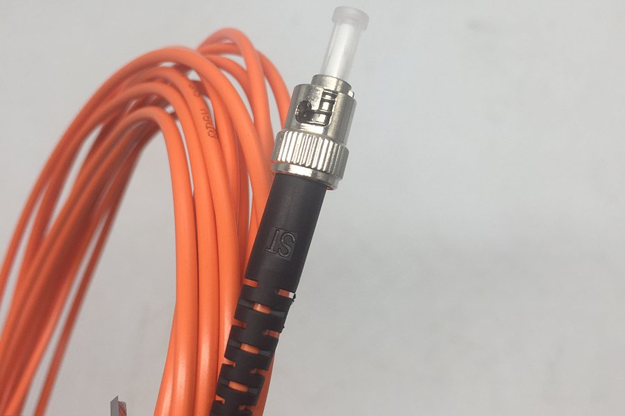 ST type fiber optic connector — view 2