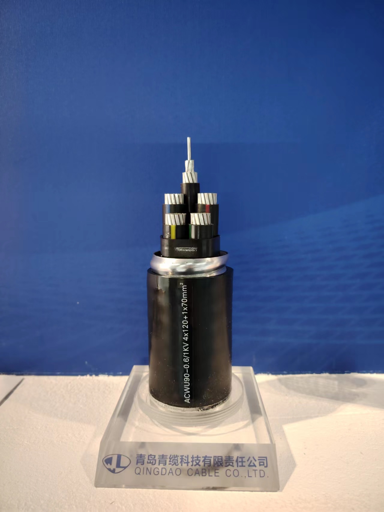 600V Cu/Conner/Al Conductor ALuminum armor/thhn/thwn-2 MC cable PVC/Nylon Insulated MC cable with PVC sheathed