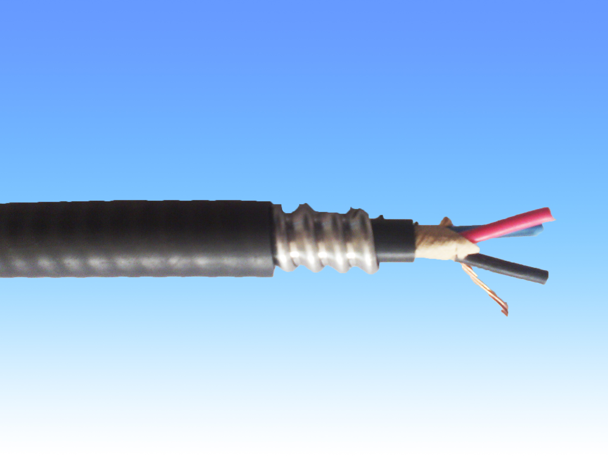 CSA Teck 90 600V Control Cable 14 – 10AWG Copper Conductor XLPE Insulated Singles Aluminum Interlocked Armor Inner and Outer PVC jackets