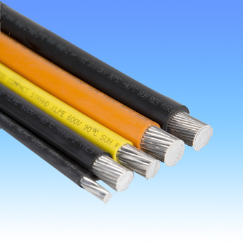 Type XHHW/XHHW-2 cable soft drawn bare Aluminum or annealed Copper bare or tinned Conductor 600V XLPE Insulation/insulated